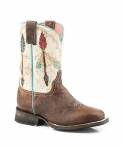 Roper Girls' Arrow Feather Boot