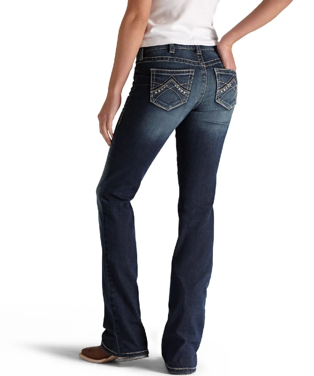Ariat Women's R.E.A.L. Stretch Boot Cut Jean 2 Ariat Women's R.E.A.L. Stretch Boot Cut Jean - Image 2