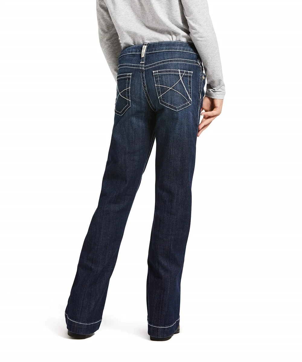 Ariat Girls' Ella Wide Leg Jean 2 Ariat Girls' Ella Wide Leg Jean - Image 2