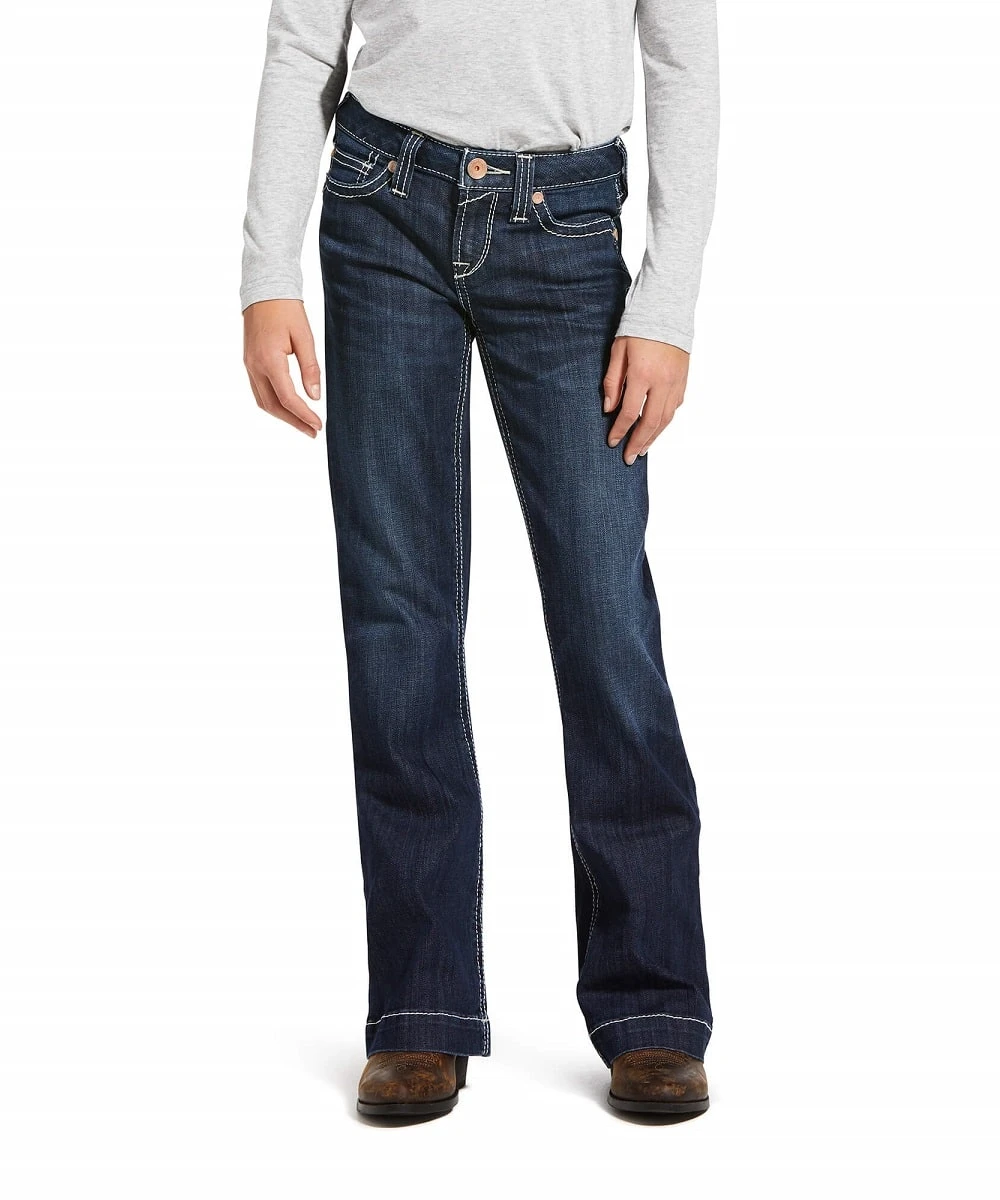 Ariat Girls' Ella Wide Leg Jean 1 Ariat Girls' Ella Wide Leg Jean