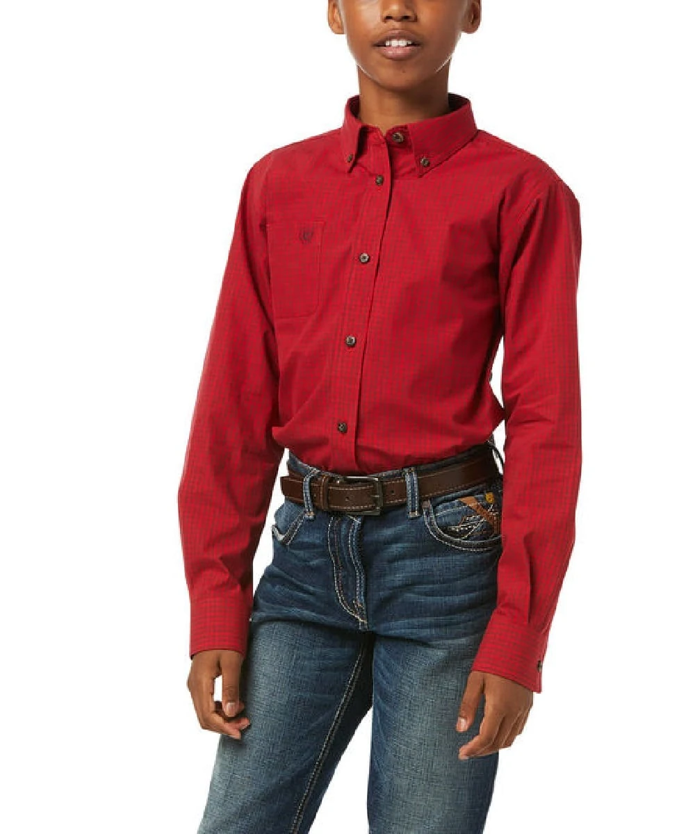Ariat Boys' Pro Series Benito Classic Fit Button Down Shirt 1 Ariat Boys' Pro Series Benito Classic Fit Button Down Shirt