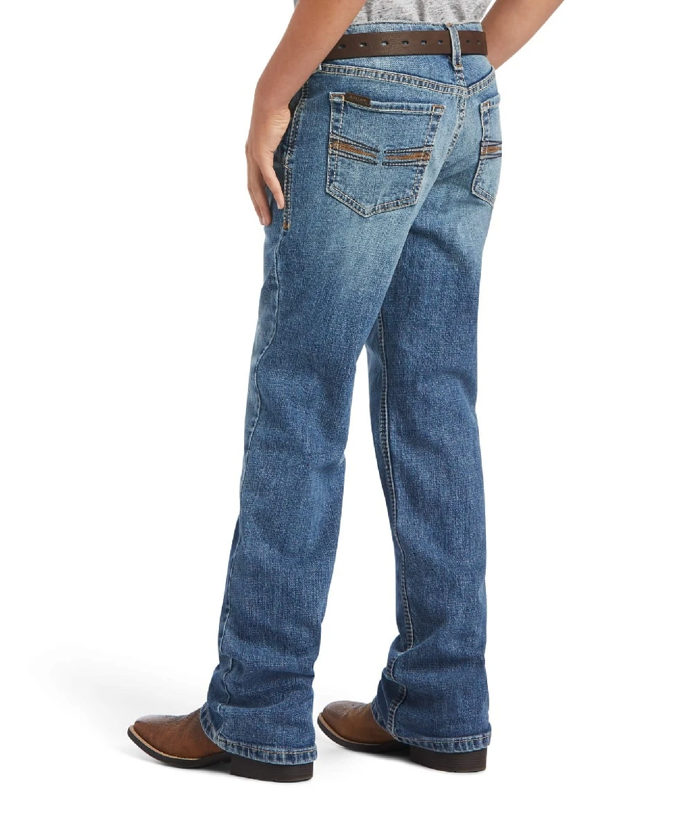 Ariat Boys' B4 Merrick Boot Cut Jean 2 Ariat Boys' B4 Merrick Boot Cut Jean - Image 2