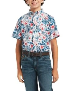 Ariat Boys' Fateh Button Down Shirt