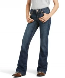 Ariat Girls' R.E.A.L. Vicky Flare Jean