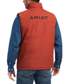 Ariat Men's Team Logo Insulated Vest -Western Cowboy Clothing 10041527 2