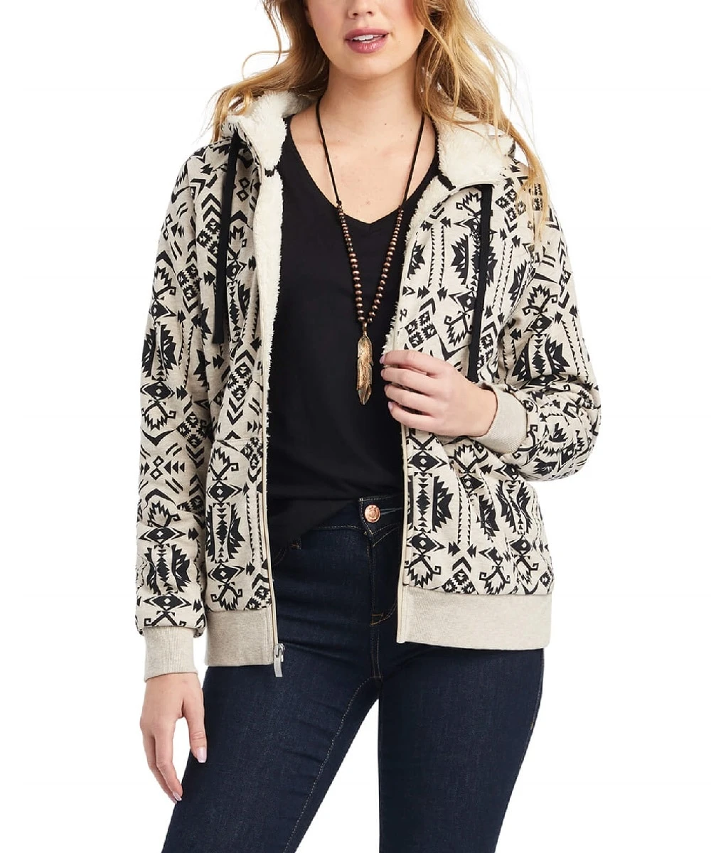 Ariat Women's REAL Sherpa Full Zip Hoodie 1 Ariat Women's REAL Sherpa Full Zip Hoodie