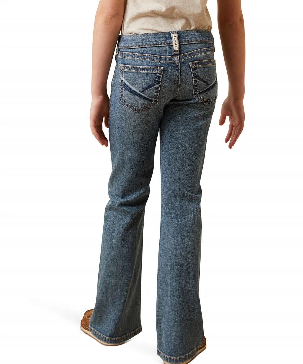 Ariat Girls' R.E.A.L. Leila Boot Cut Jean 2 Ariat Girls' R.E.A.L. Leila Boot Cut Jean - Image 2