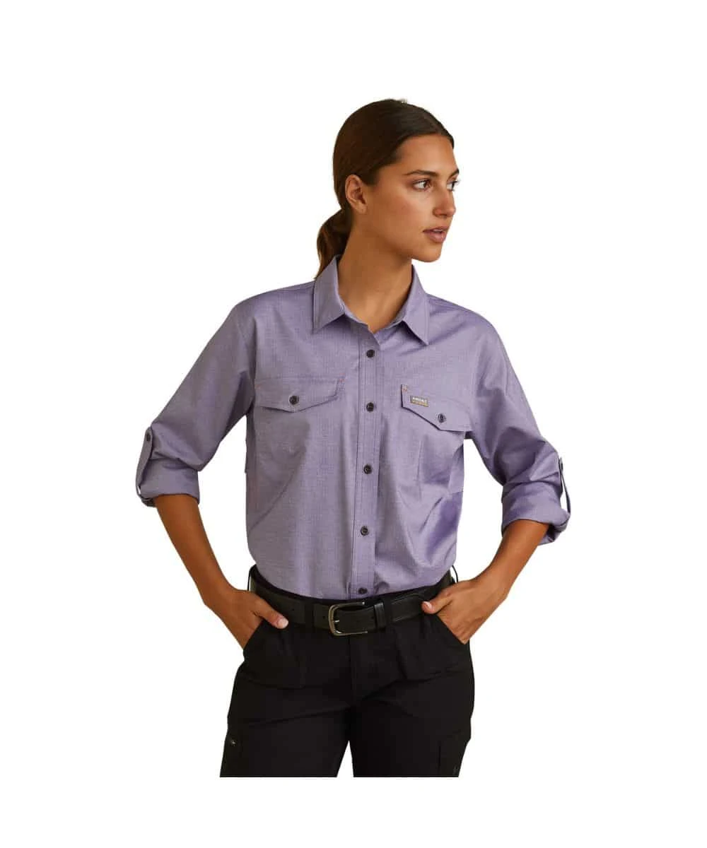 Ariat Women's Rebar Tough VentTEK DuraStretch Work Shirt 1 Ariat Women's Rebar Tough VentTEK DuraStretch Work Shirt