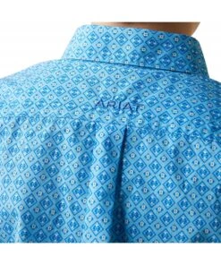 Ariat Boys' Lake Classic Button Down Shirt -Western Cowboy Clothing 10043714 c