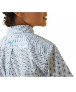 Ariat Boys' Luca Classic Fit Button Down Shirt -Western Cowboy Clothing 10043715 c