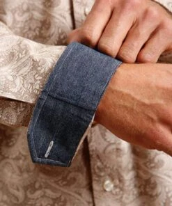 Stetson Men's Paisley Button Down Shirt -Western Cowboy Clothing 11 001 0526 0375 c