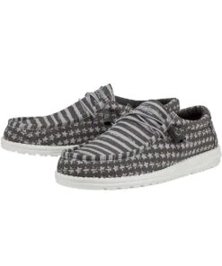 Hey Dude Men's Greyed Patriotic Wally Shoe