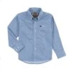 Wrangler Boys' Blue Button Down Shirt