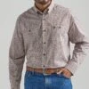 Wrangler Men's George Strait Print Button Down Shirt