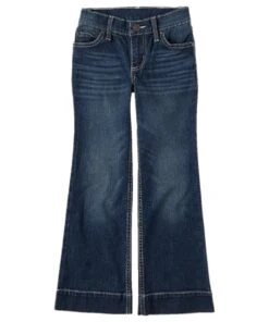 Wrangler Girls' Wide Leg Trouser Jean