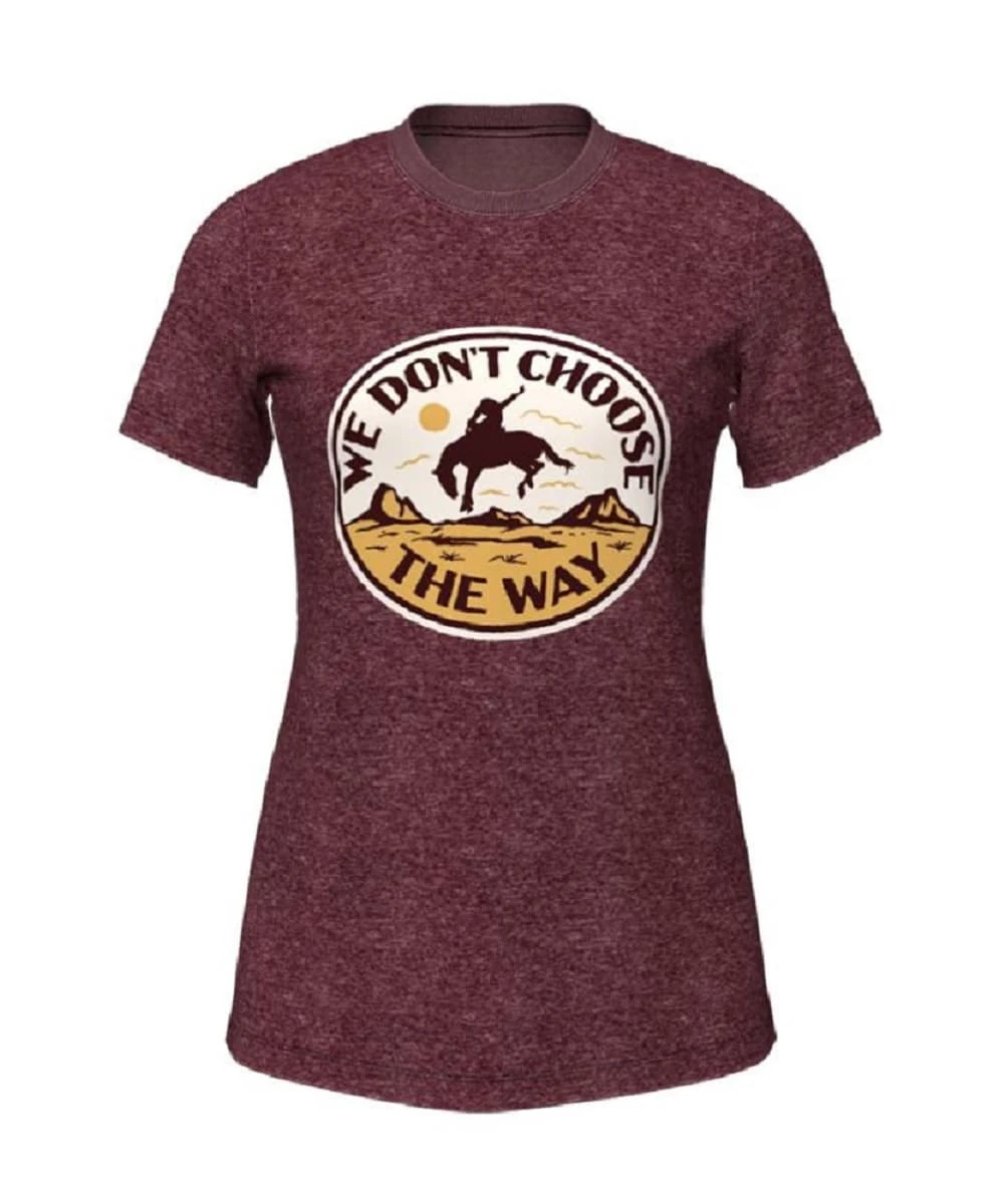 Wrangler Women's Yellowstone We Don't Choose Tee 1 Wrangler Women's Yellowstone We Don't Choose Tee