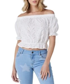 Wrangler Women's Americana Crop Blouse