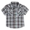 Wrangler Infant/Toddler Boys' Plaid Snap Shirt