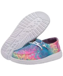 Hey Dude Girls' Flow Leopard Wendy Shoe