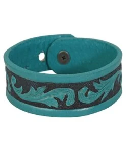 Trenditions Women's Justin Tooled Leather Bracelet