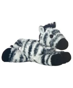 Aurora Kids' Mini Flopsie Zany Zebra Stuffed Animal