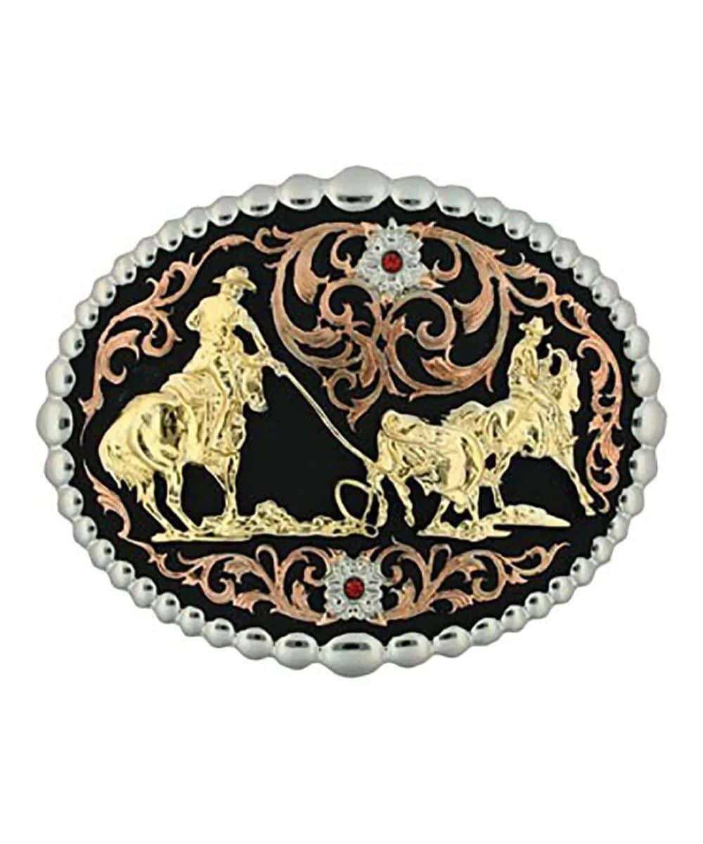 Montana Silversmiths Team Roper Attitude Buckle 1 Montana Silversmiths Team Roper Attitude Buckle