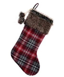 Gift Craft Stocking With Pompoms