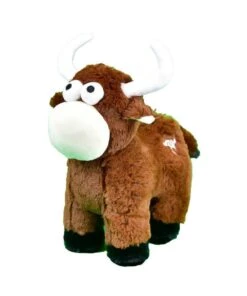 Cowboy Hardware Happy Brown Bull Plush