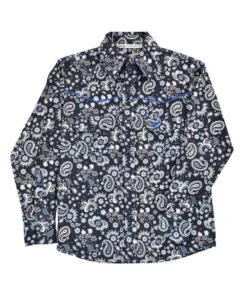 Cowboy Hardware Boys' Paisley Snap Shirt