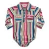 Cowgirl Hardware Infant Girls' Serape Snap Onesie