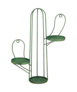 J.T. International Cactus 3 Tier Candle Holder