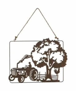 J.T. International Tractor Wall Decor