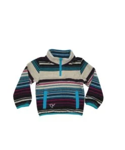 Cowgirl Hardware Toddler Serape Polar Fleece Pullover