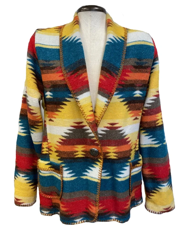 Rhonda Stark Women's Long Blazer Jacket 1 Rhonda Stark Women's Long Blazer Jacket