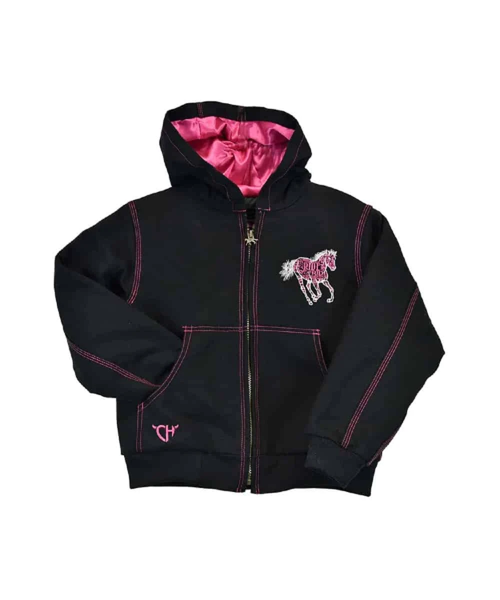 Cowgirl Hardware Toddler Girls' Ride Horse Jacket 1 Cowgirl Hardware Toddler Girls' Ride Horse Jacket