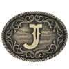 Montana Silversmiths Initial J Attitude Buckle