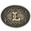 Montana Silversmiths Initial L Attitude Buckle