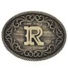 Montana Silversmiths Initial R Attitude Buckle