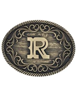 Montana Silversmiths Initial R Attitude Buckle
