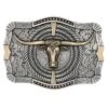 Montana Silversmiths Ropin' Ready Longhorn Attitude Buckle