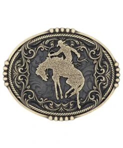 Montana Silversmiths Bucking Bronc Attitude Buckle