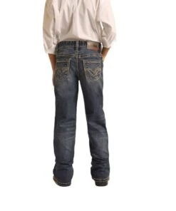 Rock & Roll Boys' Reflex BB Gun Jean -Western Cowboy Clothing BB 3582 back