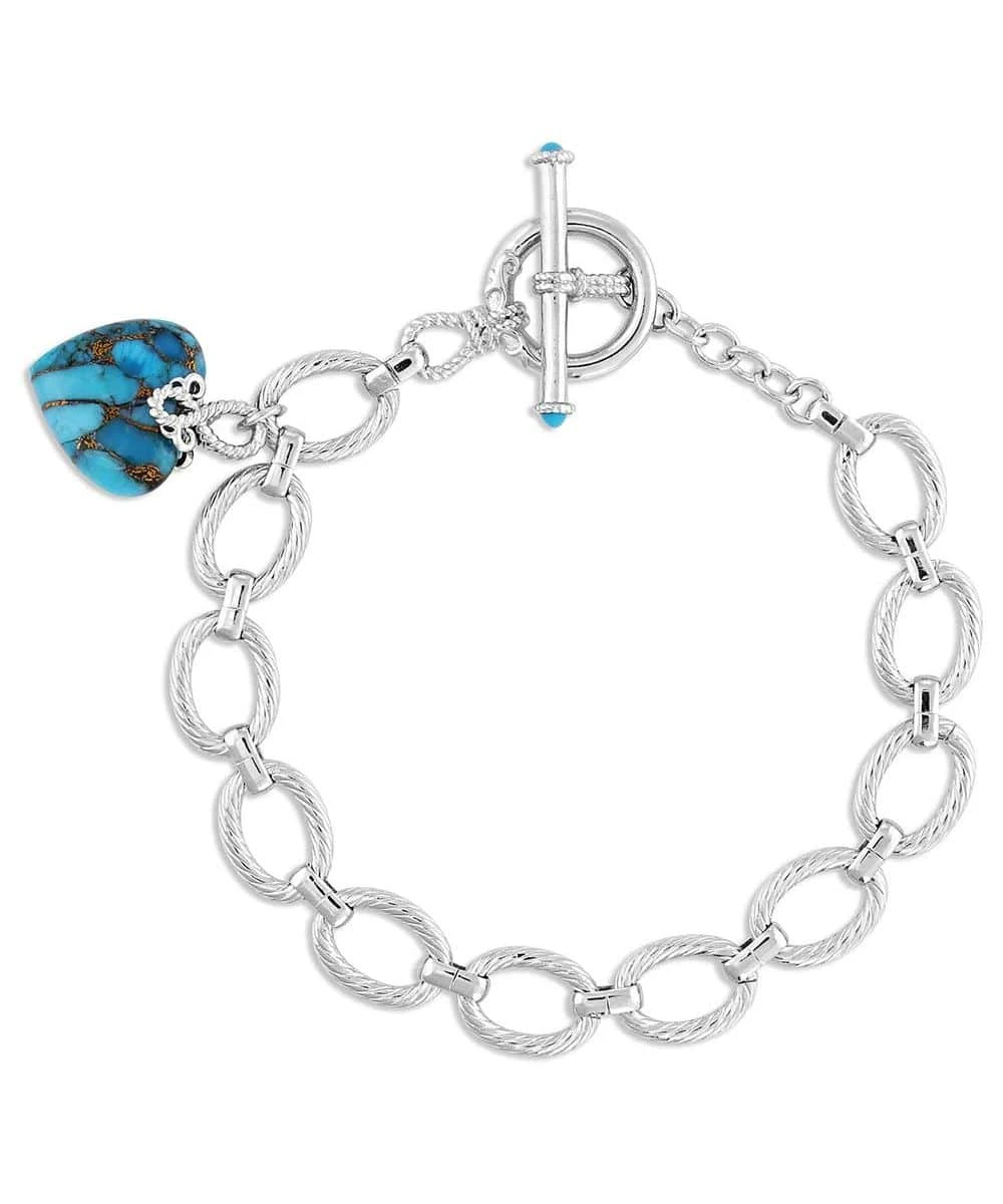Montana Silversmiths Women's Untamable Heart Of Stone Bracelet 1 Montana Silversmiths Women's Untamable Heart Of Stone Bracelet