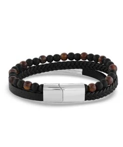 Montana Silversmiths Men's Copper Sky Layered Bracelet -Western Cowboy Clothing BC5196 b