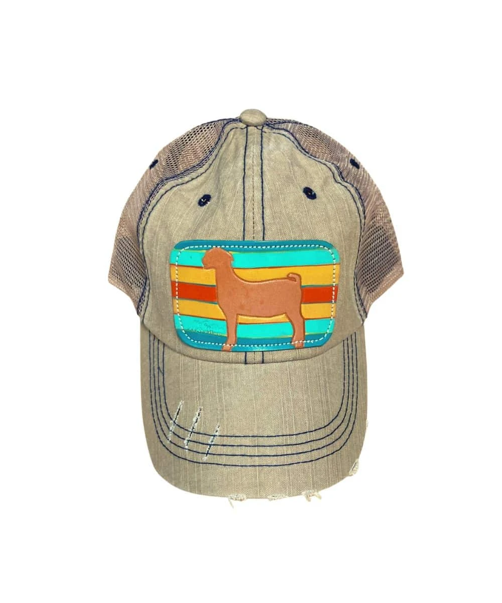 McIntire Saddlery Women's Goat Patch Cap 1 McIntire Saddlery Women's Goat Patch Cap