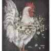 Ganz Antique Tile Rooster Wall Decor