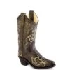 Old West Girls' Embroidered Boot