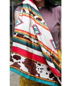 Rowdy Crowd Conroe Cowprint Wild Rag