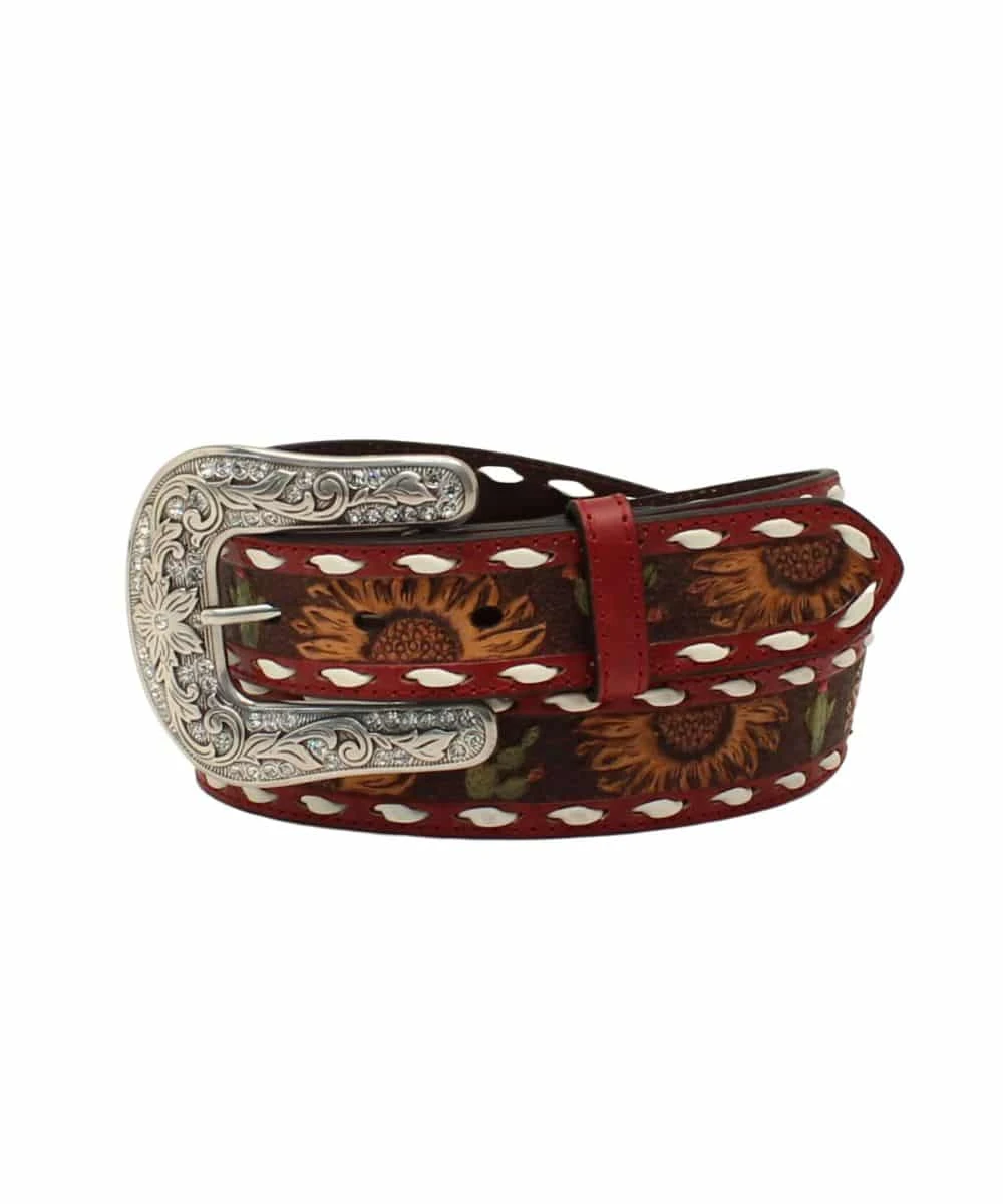 M&F Western Women's Angel Ranch Sunflower Belt 1 M&F Western Women's Angel Ranch Sunflower Belt