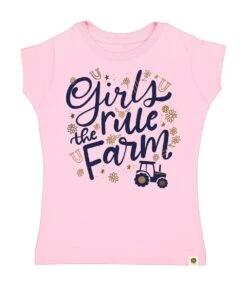 John Deere Girls' Rule The Farm Tee